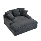 Divano Letto Matrimoniale Moderno, Comodo Divano Letto Cloud con Rivestimento in Morbida Corda Spessa
