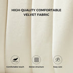 Sedia da pranzo di design in velluto trapuntato Luna Modern Glam